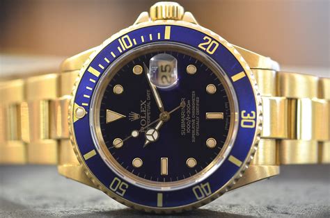 rolex sub blu|rolex submariner oro giallo.